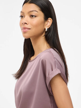 VILA ELLETTE T-SHIRT SATINATA DONNA 14059563 TDS