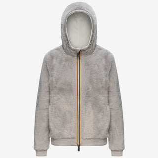K-WAY DEVA LIGHT SPACE FUR GIUBBINO DONNA REVERSIBILE K31452W DDF