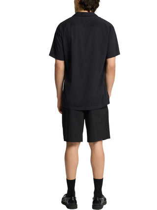 SELECTED HOMME REG-AIR CAMICIA REGULAR IN COTONE UOMO 16084639 BLK