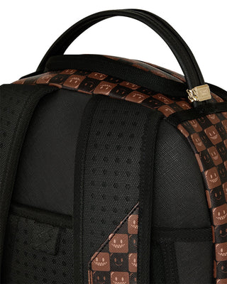 SPRAYGROUND SHARKS IN PARIS WTF BUBBLY BROWN CHECK ZAINO B8634