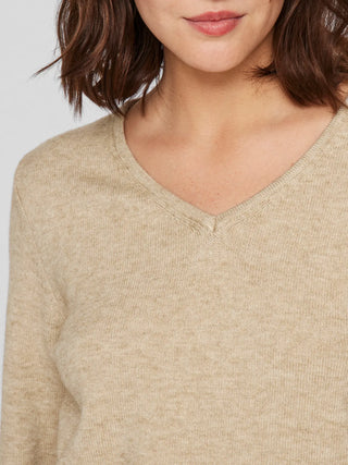 VILA RIL MAGLIONE CON SCOLLO A V DONNA 14042769 NTM