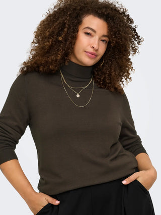 ONLY CARMAKOMA VENICE MAGLIONE COLLO ALTO 15277680 CFB