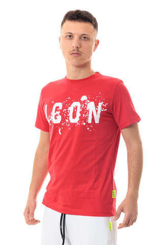 ICON T-SHIRT ICON LOGO SCHIZZATO S2S5T017 ROS