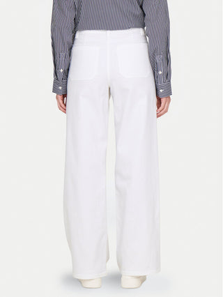 JACQUELINE DE YONG PANTALONI IRIS A PALAZZO DONNA  (col:white) 15341269 WHT