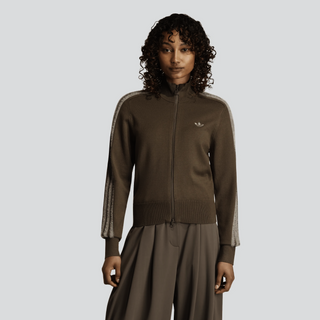 ADIDAS ORIGINALS FELPA FIREBIRD IN MAGLIA CON STRISCE  EFFETTO PELOSO DONNA KS7365