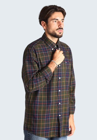 BARBOUR MEN'S WETHERAM TAILORED SHIRT MSH4982 TN11