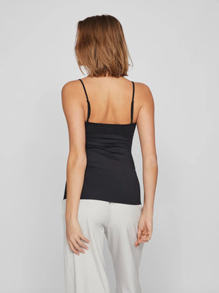 VILA VILA KENZA SINGLET TOP 14097189 BLK