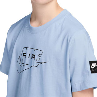 NIKE T-SHIRT GIROCOLLO CON LOGO GRANDE NIKE AIR II0287 407
