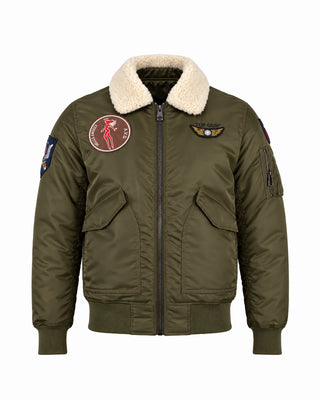 TOP GUN TOP GUN BOMBER “The Flying Tigers” in NYLON CON PATCH TGJ2624 1501