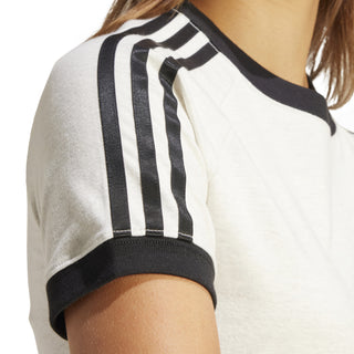 ADIDAS ORIGINALS 3-STRIPE T-SHIRT WITH LOGO WOMEN IR8104