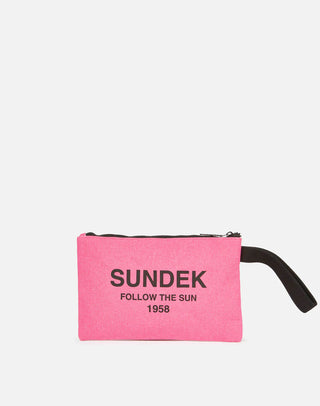 SUNDEK MIN CLUTCH WITH WRITING AW716ABCV500 80700