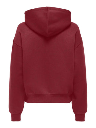 ONLY BEST HOODIE WITH POCKET WOMEN (CABERNET) WOMEN 15338730 CBT