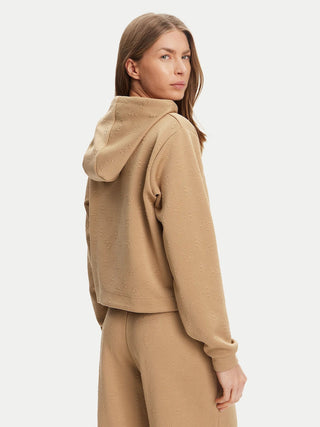 GUESS FELPA 3D PEONY CON CAPPUCCIO DONNA V5YQ04KBSL2 FNDQ