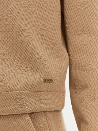 GUESS FELPA 3D PEONY CON CAPPUCCIO DONNA V5YQ04KBSL2 FNDQ