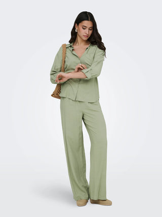 JACQUELINE DE YONG CAYA CAMICIA IN LINO 15346548 LOK