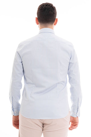 TOMMY HILFIGER M CAMICIA FLEX POPLIN STRIPE MW34635 C14