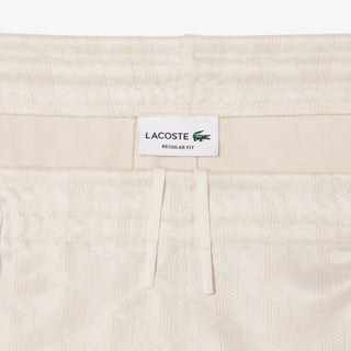 LACOSTE PANTALONE TUTA JACQUARD CON MONOGRAMMA UOMO XH0197 8LX