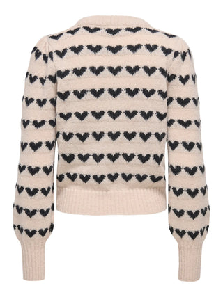 JACQUELINE DE YONG SIGRID MAGLIONE CON CUORI 15304813 CMT