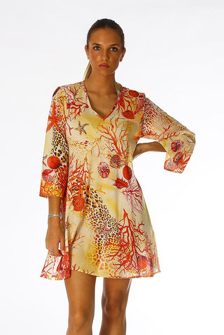 POSITANO BY JEAN PAUL KURTA COTONE MANICA LUNGA FANTASIA 51883 19