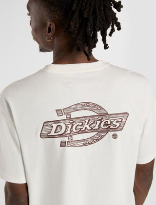 DICKIES T-SHIRT WOOD MANICA CORTA CON STAMPA SU RETRO UOMO DK0A4ZATC481