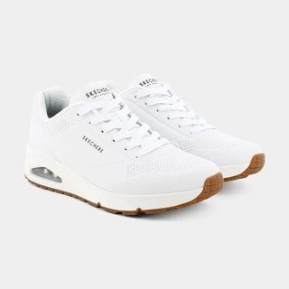 SKECHERS UNO SR SUTAL SCARPE CON ANTISCIVOLO 200054EC WHT