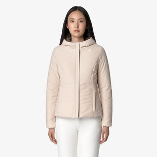 K-WAY GIUBBOTTO CORTO LILY REVERSIBILE DONNA K6128TW AUE