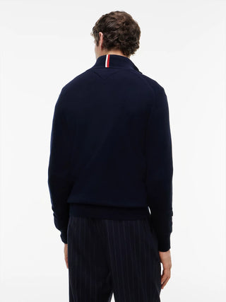 TOMMY HILFIGER PIMA ORG MAGLIONE CON ZIP MW28050 DW5