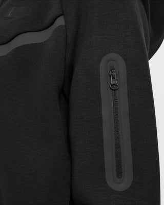 NIKE FELPA TECH CON ZIP E CAPPUCCIO  JR HV8695 010