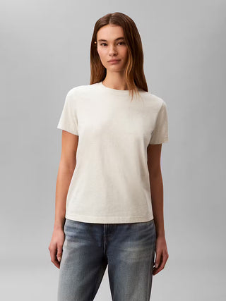 CALVIN KLEIN JEANS T-SHIRT MONOGRAM CREW TEE CK DONNA LV047B224G P4P