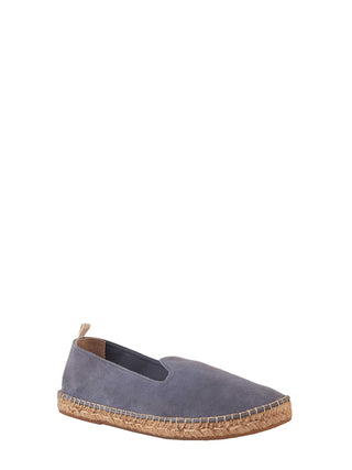 LORD PARTENOPEI BLUE TYROLEAN SUEDE ESPADRILLES