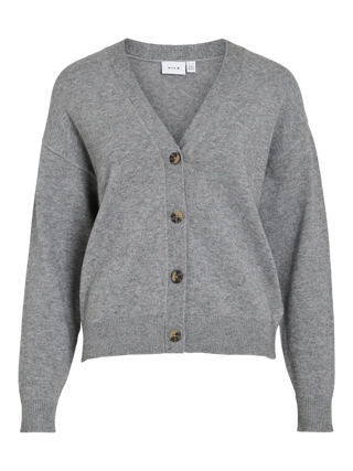 VILA CARDIGAN VILA RIL CON SCOLLATURA A V CON 4 BOTTONI 14107411 MGM