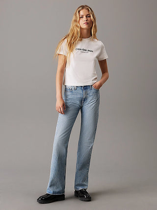 CALVIN KLEIN JEANS T-SHIRT WITH CALVIN KLEIN LOGO WOMEN J224914 YBI