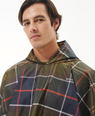 BARBOUR TARTAN SHOWERPROOF PONCHO UAC0214 TN11
