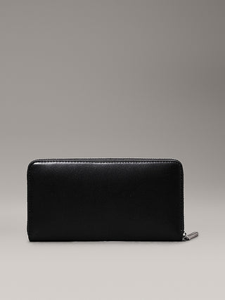CALVIN KLEIN EMBOSSED WALLET WITH LOGO AND ZIP WOMEN K612439 BEH