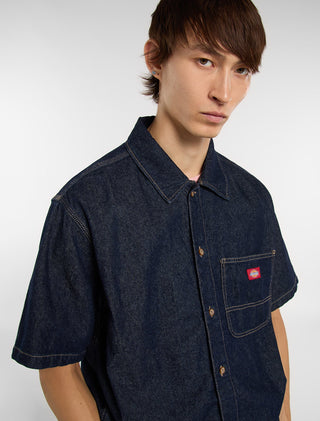 DICKIES CAMICIA DENIM SHIRT UOMO DK0A88PHRIN