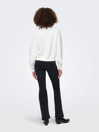 ONLY FELPA EMILY CON STAMPA CHIC 15356234 BWC