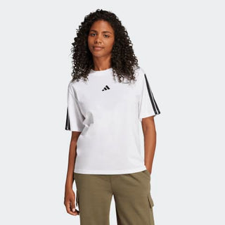 ADIDAS T-SHIRT 3 STRISCE CON LOGO DONNA JE1211