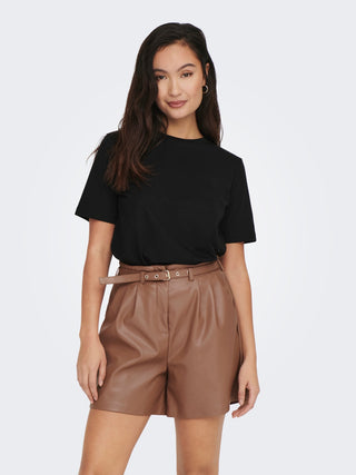 ONLY T-SHIRT SHORT SLEEVE TEE DONNA 15270390 BLK