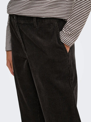 JACQUELINE DE YONG SHIRAZ PANTALONE IN VELLUTO A COSTINE 15376602 CLT