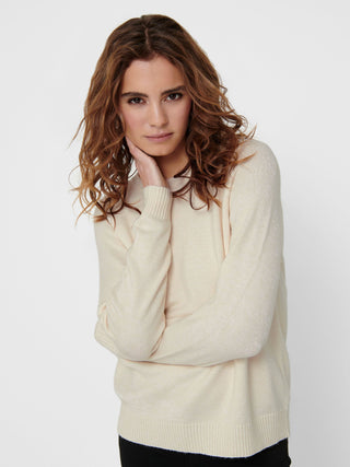 ONLY LESLY MAGLIONE GIROCOLLO DONNA 15170427 BWM