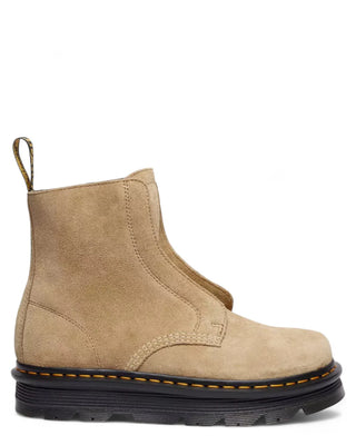 Dr.MARTENS STIVALETTI ZABZAG IN PELLE SCAMOSCIATA SLIP-ON SENZA LACCI 42246200