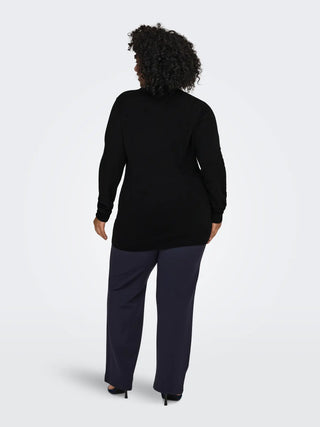 ONLY CARMAKOMA VENICE MAGLIONE COLLO ALTO 15277680 BLK
