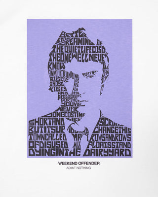 WEEKEND OFFENDER T-SHIRT DREAMIN CON STAMPA PT3A23 DREAMIN WHT