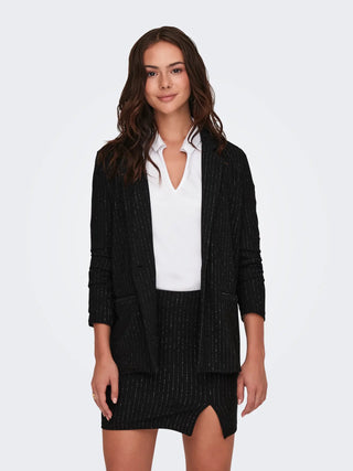 JACQUELINE DE YONG MARY BLAZER LUREX DONNA 15333728 BLK