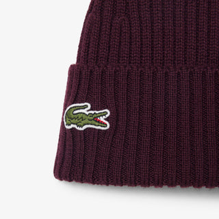 LACOSTE BERRETTO IN LANA SPAZZOLATA A COSTINE RB0001 3KE