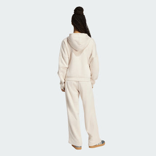 ADIDAS TUTA ADIDAS FELPA ZIP E CAPPUCCIO  + PANTALONE A ZAMPA CON LOGO DONNA KB8172