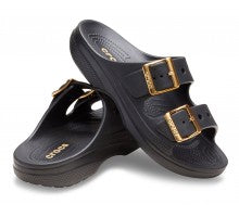 CROCS CIABATTE SATURDAY METALLIC BUCKLE W 213316/BLK
