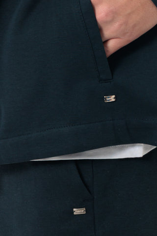 MARKUP FELPA OVERSHIRTCON ZIP UOMO MK892011 BLU