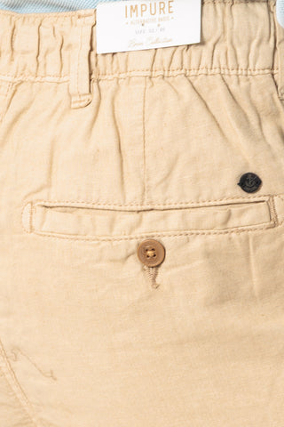 IMPURE MILES CHINO PANTALONE IN MISTO LINO CONFORT UOMO MILES MLNC68