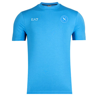 EA7 NAPOLI T-SHIRT RAPPRESENTANZA IN COTONE N26R01 AZZ